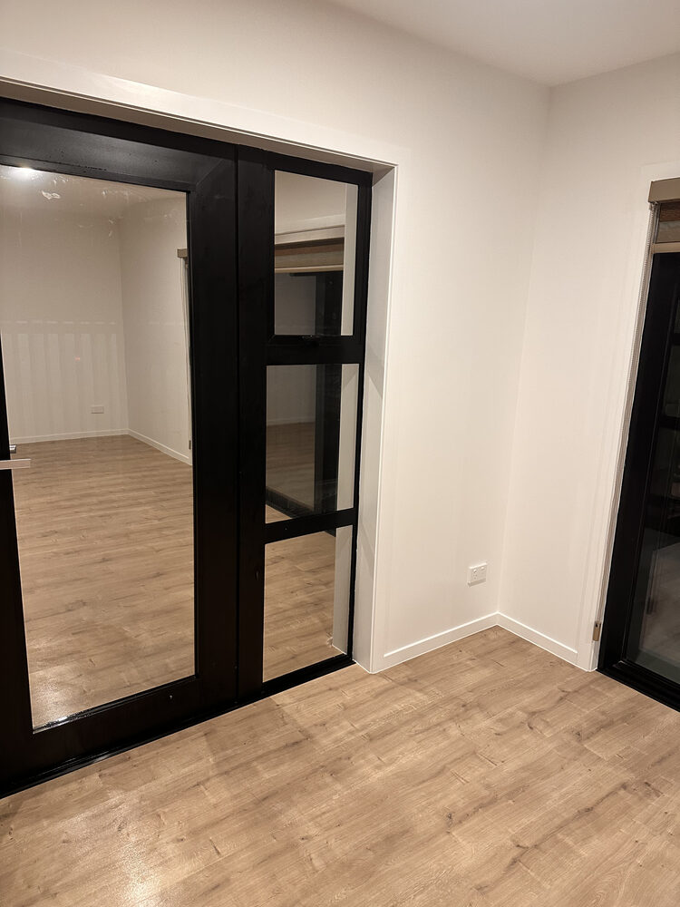 House window tinting, interior view